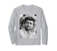 George Michael al Live Aid Wembley Stadium Sono Il Tuo Uomo 1985 Maglia a Manica