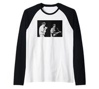 George Michael Andrew Ridgeley Wham! Vivere in Scozia 1983 Maglia con Maniche Raglan