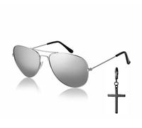 George Michael Faith Occhiali da Sole E Croce Orecchino Wham Costume Nero Clip A