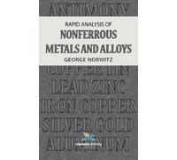 George Norwitz Rapid Analysis of Nonferrous Metals and Alloys (Copertina rigida)