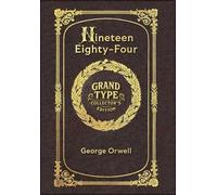 George Orwell Large Print - Nineteen Eighty-Four - Grand Type (Copertina rigida)