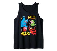 George Pig And Cookie Monster Let's Rock Canotta