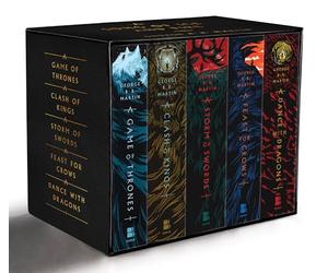 George R. R. Martin's A Game of Thrones 5-Book Boxed Set (Song of Ice and Fire Series): A Game of Thrones, A Clash of Kings, A Storm of Swords, A Feast for Crows, and A Dance with Dragons