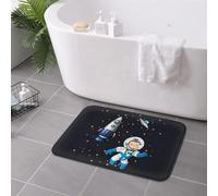 George The Curious Monkey Astronaut Cartoon Anti-slip Doormat Floor Mat Carpet Rug for Kitchen Entrance Bedroom Footpad Mats 3D-60x90cm