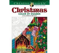 George Toufexis Creative Haven Christmas Color by Number (Tascabile)