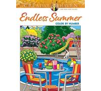 George Toufexis Creative Haven Endless Summer Color by Number (Tascabile)