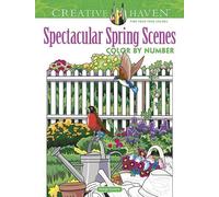 George Toufexis Creative Haven Spectacular Spring Scenes Color by Nu (Tascabile)