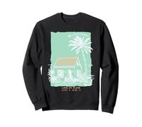 George Town Grand Cayman Souvenir Vintage Arte caraibica Felpa