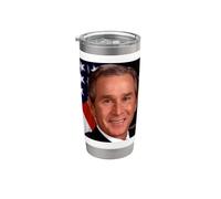 George W. Bush Bicchiere termico in acciaio inox doppia parete