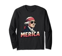 George Washington 4 luglio Merica Maglia a Manica
