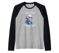 George Washington 4th July Too Cool for British Rule Maglia con Maniche Raglan