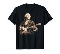 George Washington Chitarra Elettrica Vintage Art Maglietta