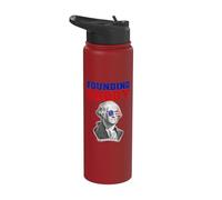 George Washington Fondatore Papà Stainless Steel Insulated Water Bottle