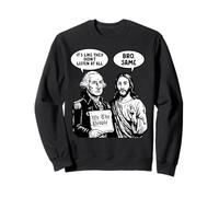 George Washington Gesù Fratello Stesso Divertente Meme Felpa