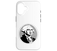 George Washington Presidente Insegnante di storia del ritratto Custodia per iPhone 16