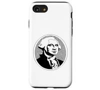 George Washington Presidente Insegnante di storia del ritratto Custodia per iPhone SE (2020) / 7/8