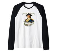 George Washington Primo in Guerra Padre Fondatore della Pace Maglia con Maniche Raglan