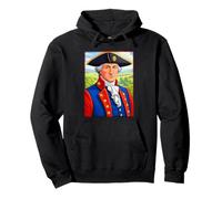 George Washington Primo Presidente degli Stati Uniti Felpa con Cappuccio