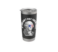 George Washington Se non sei il primo sei l'ultimo Bicchiere termico in acciaio inox doppia parete