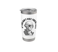 George Washington Se non sei il primo sei l'ultimo Bicchiere termico in acciaio inox doppia parete