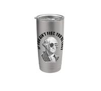 George Washington Se non sei il primo sei l'ultimo Bicchiere termico in acciaio inox doppia parete