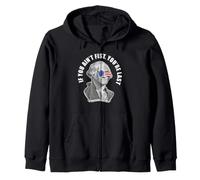 George Washington Se Non Sei Il Primo Sei L'Ultimo Felpa con Cappuccio