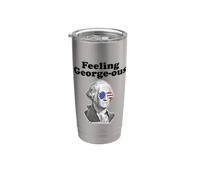 George Washington Sentirsi George-ous Bicchiere termico in acciaio inox doppia parete