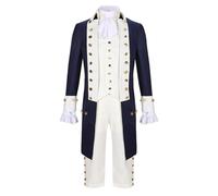 George Washington Thomas Jefferson James Madison Alexander Hamilton Costume Cosplay per uomo
