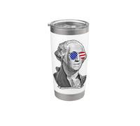 George Washington USA Occhiali da sole Bicchiere termico in acciaio inox doppia parete