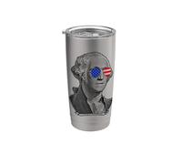 George Washington USA Occhiali da sole Bicchiere termico in acciaio inox doppia parete