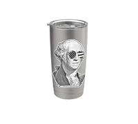 George Washington USA Occhiali da sole Bicchiere termico in acciaio inox doppia parete