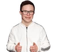 George Webster (Thumbs Up) Half Body Buddy Cutout