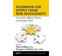 George Zsidisin Handbook for Supply Chain Risk Management (Copertina rigida)