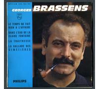 GEORGES BRASSENS - le temps ne fait rien à l'affaire. 45 TOURS 4 TITRES.