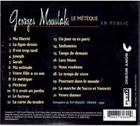 Georges Moustaki - le métèque. en public, tlp dejazet 1990