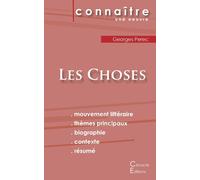Georges Perec Fiche de lecture Les Choses de Georges Perec (Analyse (Tascabile)