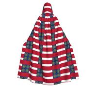 Georgia Bandiera Stato Stampato Mantello Con Cappuccio Mantello Mantello Strega Vampiri Tristo Mietitore Diavolo Per Ragazzo Ragazza Cosplay Costume