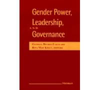 Georgia Duerst-Lahti Gender Power, Leadership, and Governance (Tascabile)