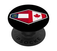 Georgia e Canada Uniti nelle Radici PopSockets PopGrip Adesivo