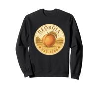 Georgia EST. 1788 Orgoglio Vintage dello Stato della Pesca Felpa
