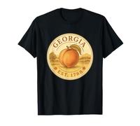 Georgia EST. 1788 Orgoglio Vintage dello Stato della Pesca Maglietta