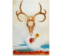 Georgia O'Keeffe Poster Giorni d'estate Tela Arte della parete Pittura famosa Georgia O'Keeffe Stampe di opere d'arte per la casa Decorazioni moderne Immagini 40x60cm Senza cornice