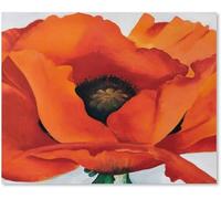 Georgia O'Keeffe Poster Papaveri rossi Pittura Tela estetica Arte della parete Georgia O'Keeffe Stampe Immagini moderne per la decorazione domestica 50x60cm Senza cornice