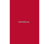 GEORGIA RED AND SILVER - Premium Lined Journal | 6" x 9" | Soft Cover | 120+ Pages: A High-Quality Writing Notebook - Ideal for School, Work, or Thoughtful Gifts