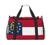 Georgia State Flag Tote Bag Donne Uomini Viaggio Crossbody Bag Borsa a Tracolla Borsa a Tracolla Borse da Lavoro Borsa Hobo Borsa Tutti i Giorni