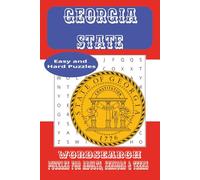 Georgia State Word Search Book: Word search with easy to read print about Georgia State wildlife, marine life, Cities and more. 6x9 inches, 110 pages ... Gift for Holidays, Vacations and free time.