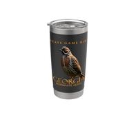 Georgia Territory Game Bird The Bobwhite Quaglia Bicchiere termico in acciaio inox doppia parete