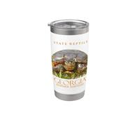 Georgia Territory Rettile La tartaruga Gopher Bicchiere termico in acciaio inox doppia parete