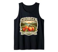 Georgia The Peach State Souvenir Memorabilia Orgoglioso georgiano Canotta