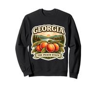Georgia The Peach State Souvenir Memorabilia Orgoglioso georgiano Felpa
